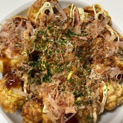 最近たこ焼きにハマってます(^^)
小学生の子供もすごく喜んでくれました。作って良かったです♡